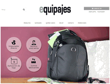 Tablet Screenshot of e-quipajes.com